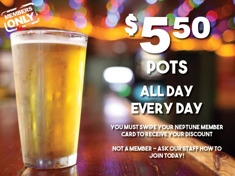 Member Pots $5.50
